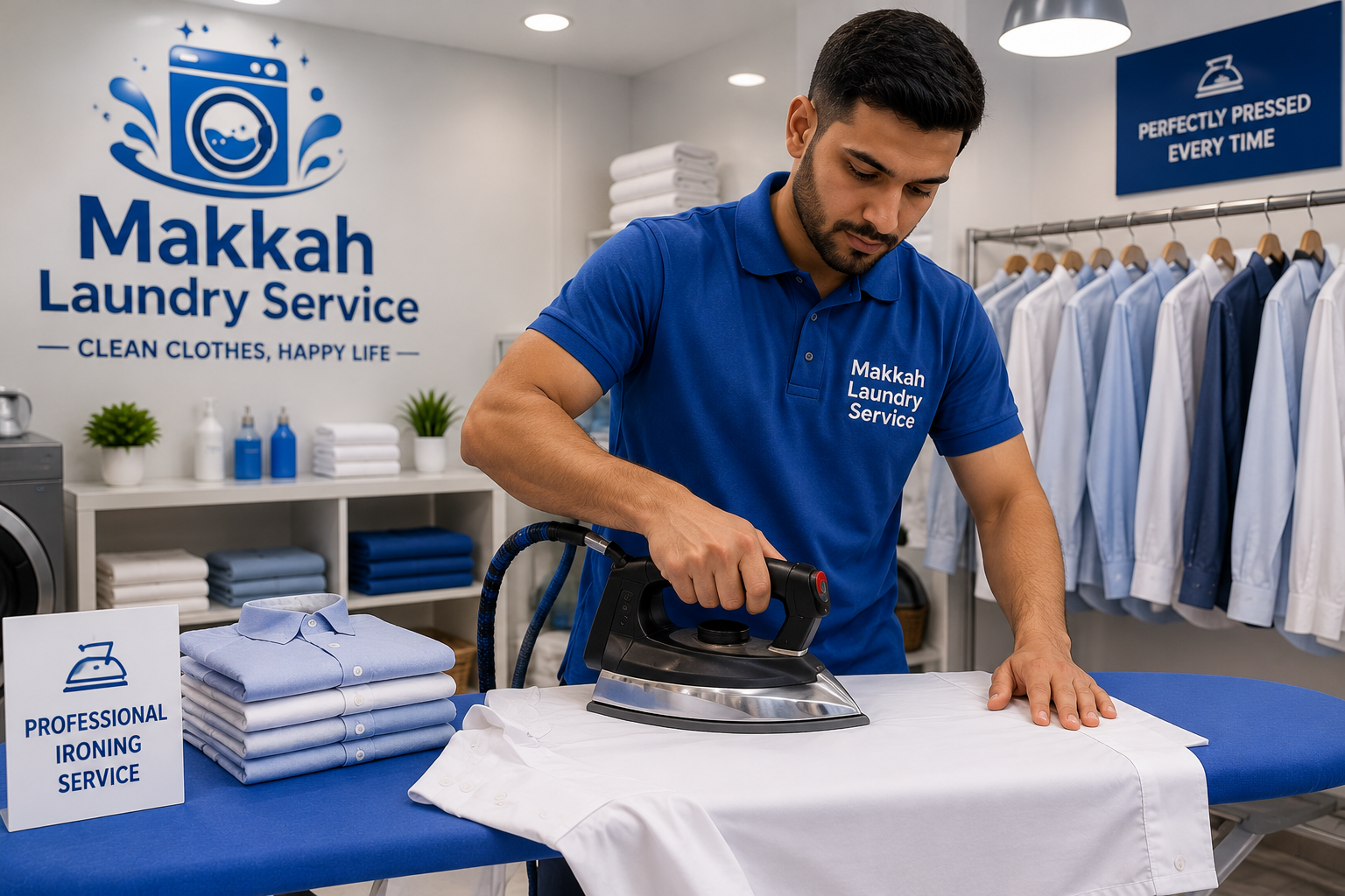 Thobe ironing service in Makkah